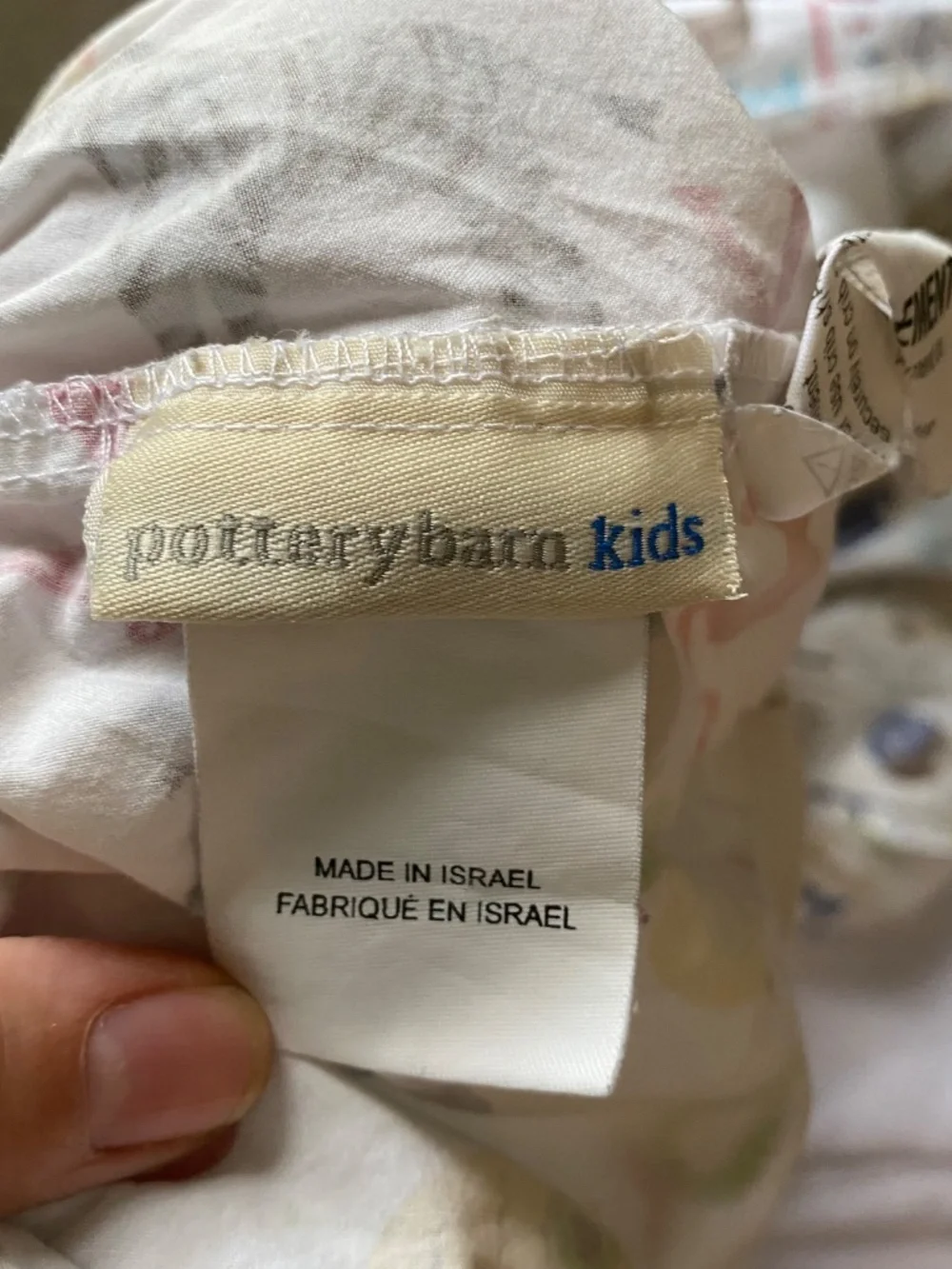 Pottery Barn Kids Alphabet Crib Sheet